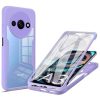  Techsuit - ColorVerse 360 Sorozat + Képernyővédő - Xiaomi Redmi A3 - Lila tok