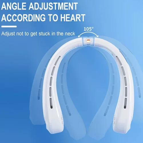Techsuit - Nyakventilátor (H6) - Hordozható, USB, Újratölthető, �-5949419156609 3 kép