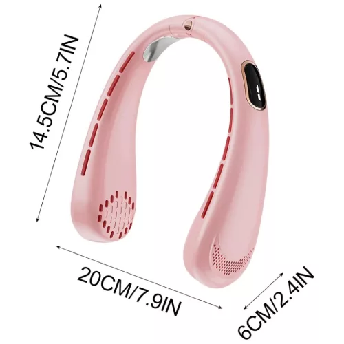 Techsuit - Nyakventilátor (H6) - Hordozható, USB-s, Újratölthető,-5949419156586 8 kép