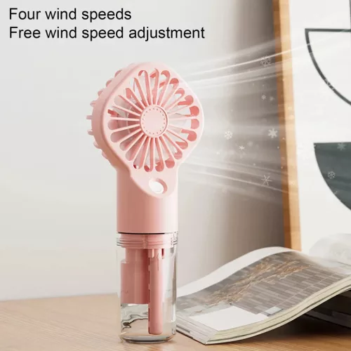 Techsuit - Kézi Ventilátor (G10) - Hordozható, párásítóval, né-5949419156579 3 kép