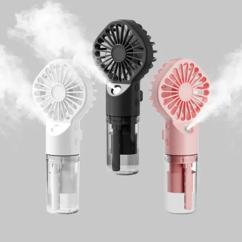 Techsuit - Kézi Ventilátor (G10) - Hordozható, párásítóval, né-5949419156562 2 kép