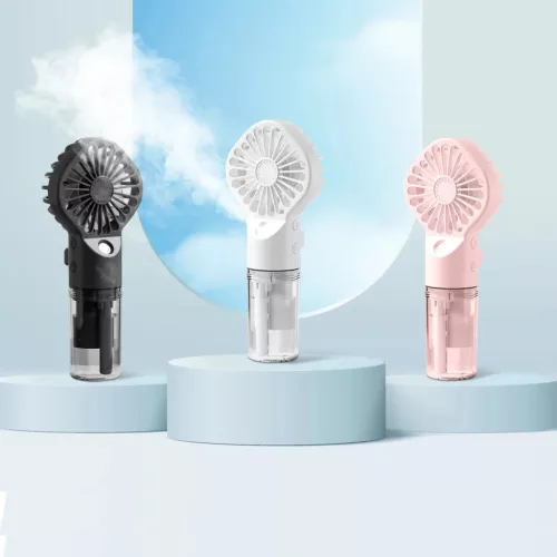 Techsuit - Kézi Ventilátor (G10) - Hordozható, párásítóval, né-5949419156555 4 kép