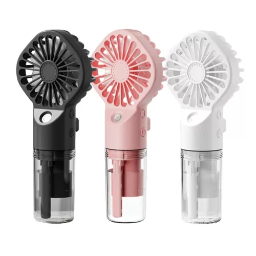 Techsuit - Kézi Ventilátor (G10) - Hordozható, párásítóval, né-5949419156555 7 kép
