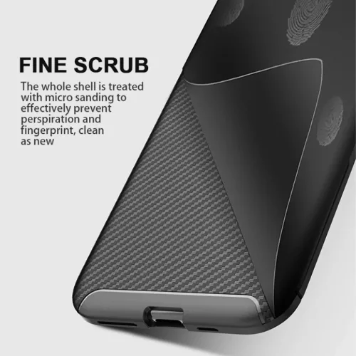 Samsung Galaxy S21 Ultra 5G Techsuit - CarbonFiber - Fekete tok-5949419161658 2 kép