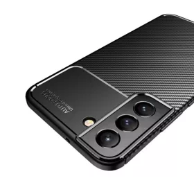  Techsuit - Karbonszál - Samsung Galaxy S22 5G - Fekete tok-5949419161634 2 kép