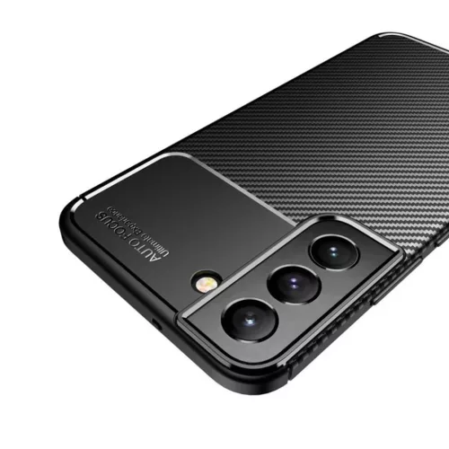  Techsuit - Karbonszál - Samsung Galaxy S22 5G - Fekete tok-5949419161634 2 kép