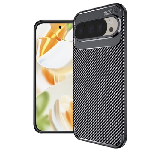  Techsuit - Karbonszál - Google Pixel 9 Pro - Fekete tok