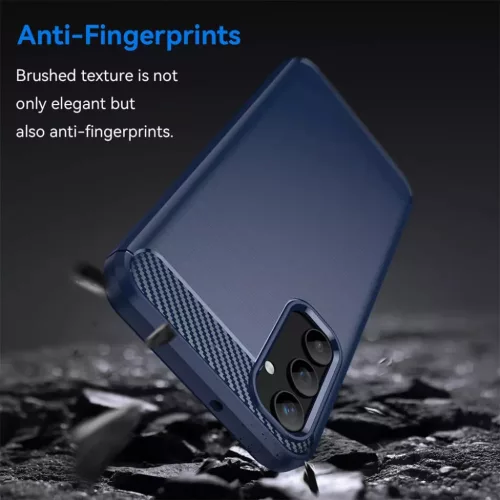  Techsuit - Carbon Szilikon - Samsung Galaxy A55 5G - Kék tok-5949419163935 2 kép
