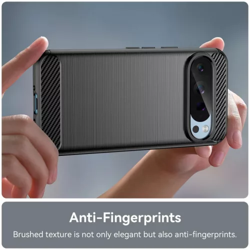  Techsuit - Karbon Szilikon - Google Pixel 9 Pro / 9 - Kék tok-5949419163751 3 kép