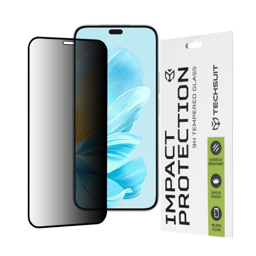  Techsuit - 111D Privacy Teljes Ragasztás - Honor 200 Lite - Fekete-5949419165786 2 kép