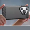  Techsuit - Szénszilikon - Huawei Pura 70 - Fekete tok-5949419165717 2 kép