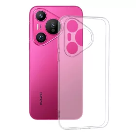    Techsuit - Átlátszó szilikon - Huawei Pura 70 - Átlátszó tok