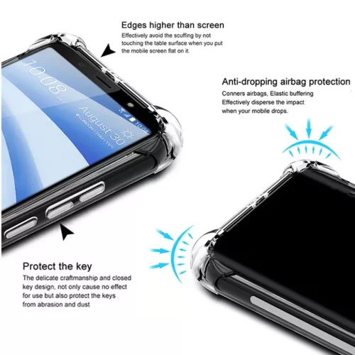 Techsuit - Ütésálló Átlátszó Szilikon - Huawei Pura 70 Pro - �-5949419165618 5 kép