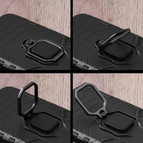  Techsuit - Szilikon Pajzs - Huawei Pura 70 - Fekete tok-5949419165595 4 kép