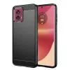  Motorola Edge 50 Fusion fekete Techsuit Karbon Szilikon tok