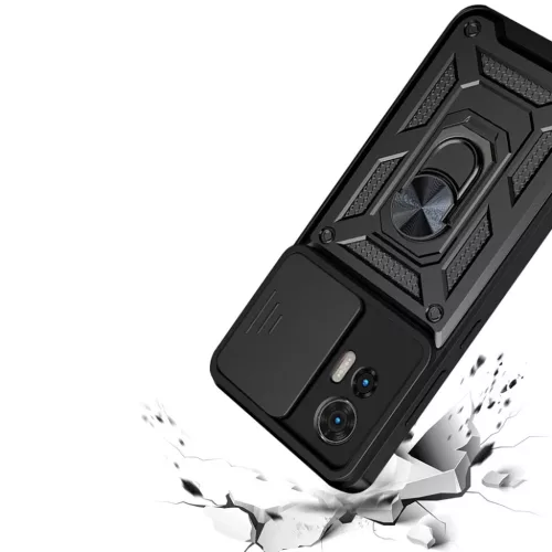  Techsuit - CamShield Sorozat - Motorola Edge 50 Fusion - Fekete tok-5949419165052 2 kép