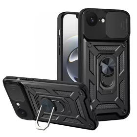Techsuit - CamShield sorozat - iPhone 16e/17e - Fekete tok
