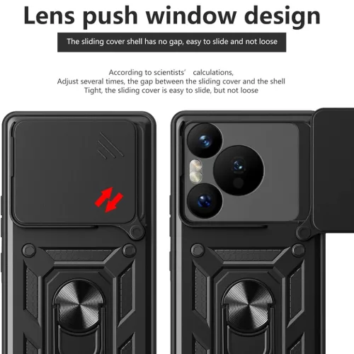 Techsuit - CamShield sorozat - Huawei Pura 70 - Kék tok-5949419170711 5 kép