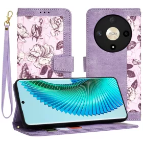    Techsuit - FlipCraft - Honor Magic6 Lite - Titokzatos lila tok