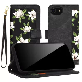 iPhone 16e/17e Techsuit FlipCraft fliptok virágmintás