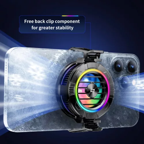 iOS és Android Techsuit Phone Cooler (P66) - Mágneses, RGB világít-5949419190351 6 kép