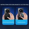 iOS és Android Fekete Techsuit - Phone Cooler (P60) - Mágneses, RGB -5949419190344 4 kép