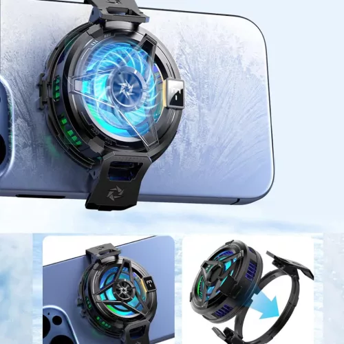 Phone Cooler Techsuit (SL17) - Mágneses, Hőmérséklet Kijelző, Fé-5949419190320 4 kép