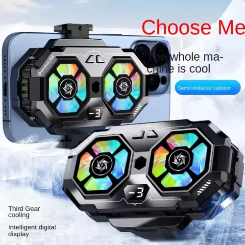  Techsuit - Telefonhűtő (SL22) - Kettős turbina, LED digitális kij-5949419190283 5 kép