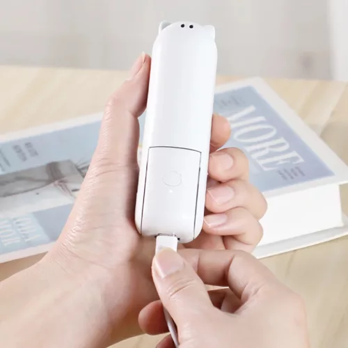 Techsuit - Mini Hordozható Kézi Ventilátor (HZ001) - 2000mAh, USB-r-5949419198548 5 kép