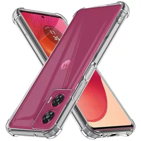    Techsuit - Ütésálló Átlátszó Szilikon - Motorola Edge 50 Fusion - Átlátszó tok