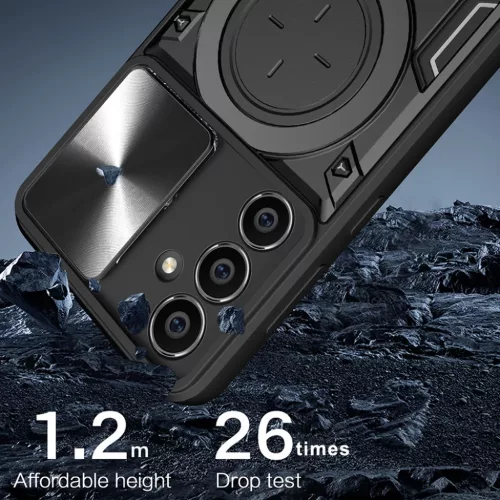  Techsuit - CamGuard Pro - Samsung Galaxy A34 5G - Fekete tok-5949419196193 3 kép