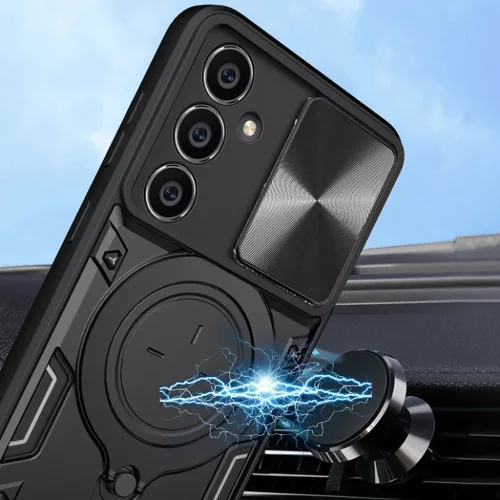  Techsuit - CamGuard Pro - Samsung Galaxy A34 5G - Fekete tok-5949419196193 4 kép