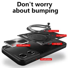  Techsuit - CamGuard Pro - Honor 90 - Fekete tok-5949419195349 2 kép