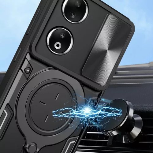  Techsuit - CamGuard Pro - Honor 90 - Fekete tok-5949419195349 5 kép