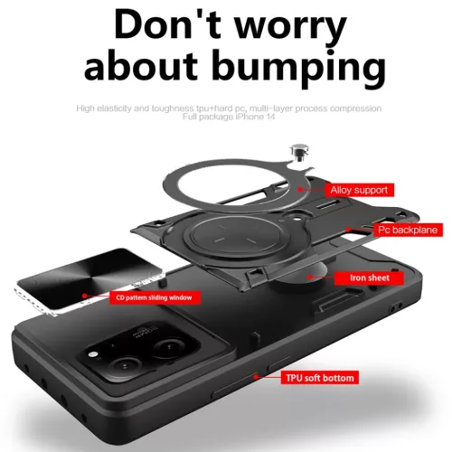  Techsuit - CamGuard Pro - Xiaomi 13T / 13T Pro - Fekete tok-5949419194595 2 kép