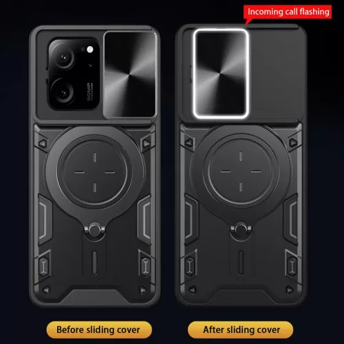  Techsuit - CamGuard Pro - Xiaomi 13T / 13T Pro - Fekete tok-5949419194595 3 kép