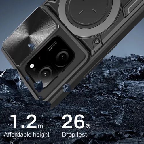  Techsuit - CamGuard Pro - Xiaomi 13T / 13T Pro - Fekete tok-5949419194595 6 kép