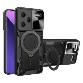    Techsuit - CamGuard Pro - Xiaomi Redmi Note 13 Pro+ 5G - Fekete tok
