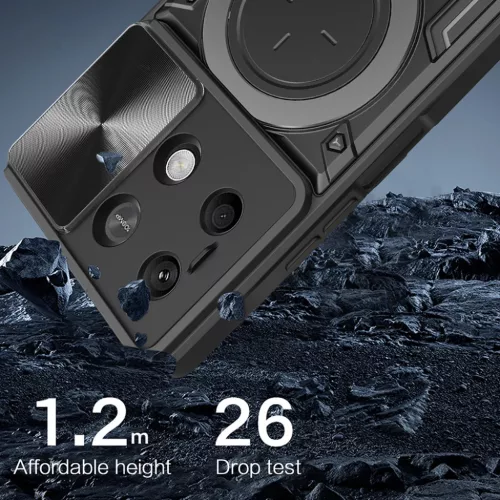  Techsuit - CamGuard Pro - Xiaomi Redmi Note 13 4G - Fekete tok-5949419194342 6 kép