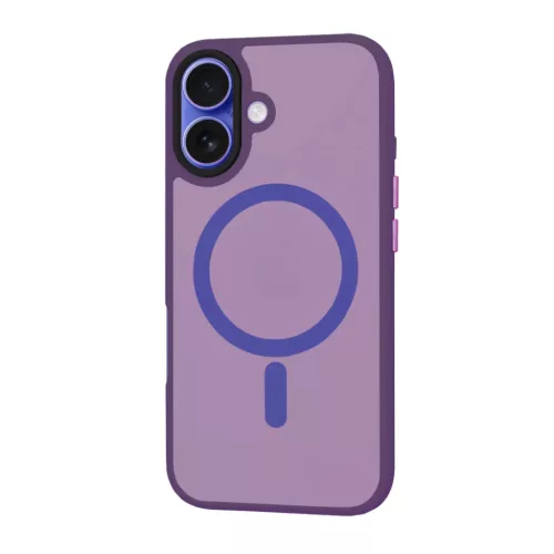  Techsuit - HaloFrost MagSafe Sorozat - iPhone 16 - Mély Lila tok-5949419199507 3 kép