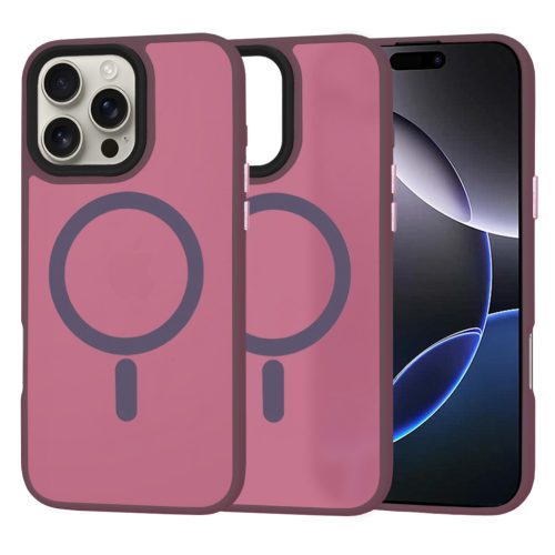  Techsuit - HaloFrost MagSafe sorozat - iPhone 16 Pro Max - Bordeaux t-5949419199293 5 kép