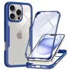  Techsuit - ColorVerse 360 sorozat + Képernyővédő - iPhone 16 Pro Max - Kék tok