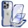  Techsuit - ColorVerse 360 sorozat + Képernyővédő - iPhone 16 Pro Max - Kék tok