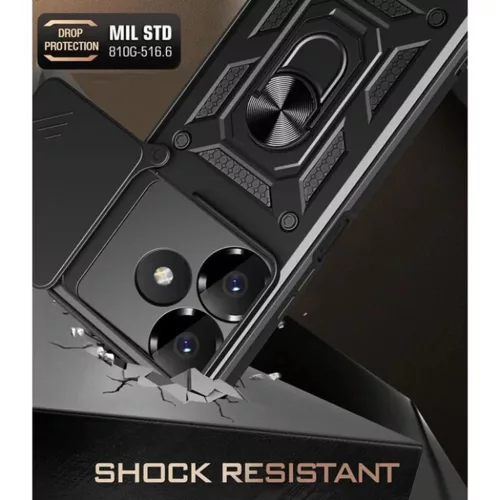  Techsuit - CamShield Sorozat - Xiaomi Redmi 13 / Poco M6 4G - Fekete -5949419199958 3 kép