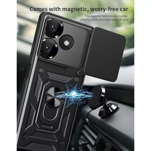  Techsuit - CamShield Sorozat - Xiaomi Redmi 13 / Poco M6 4G - Fekete -5949419199958 4 kép