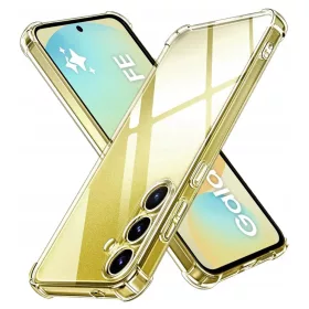    Techsuit - Ütésálló Átlátszó Szilikon - Samsung Galaxy S24 FE - Átlátszó tok