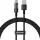 USB to Type-C Cluster Black Baseus Data Cable Gem (P10373002111-01) - Szupergyors töltés 100W, 2m