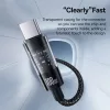 USB to Type-C Cluster Black Baseus Data Cable Gem (P10373002111-01) - -6932172658755 3 kép