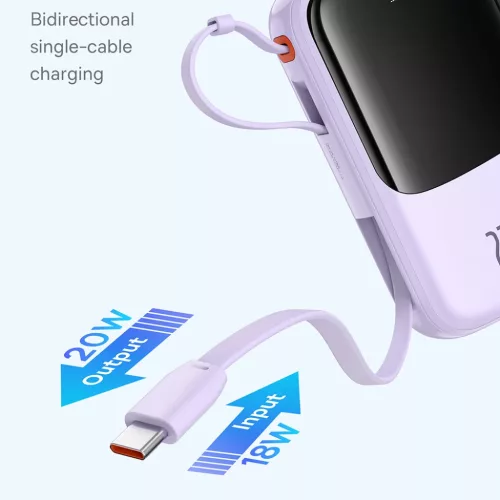 Baseus - Qpow Pro+ (P10067101513-00) - Hordozható töltő, Lightning,-6932172652456 5 kép