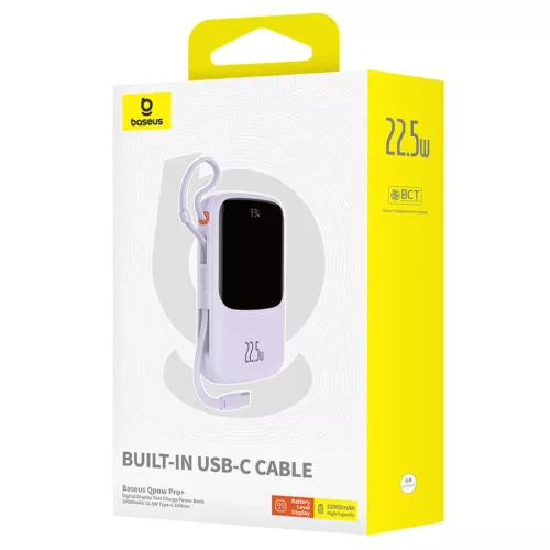 Baseus - Qpow Pro+ (P10067101513-00) - Hordozható töltő, Lightning,-6932172652456 7 kép